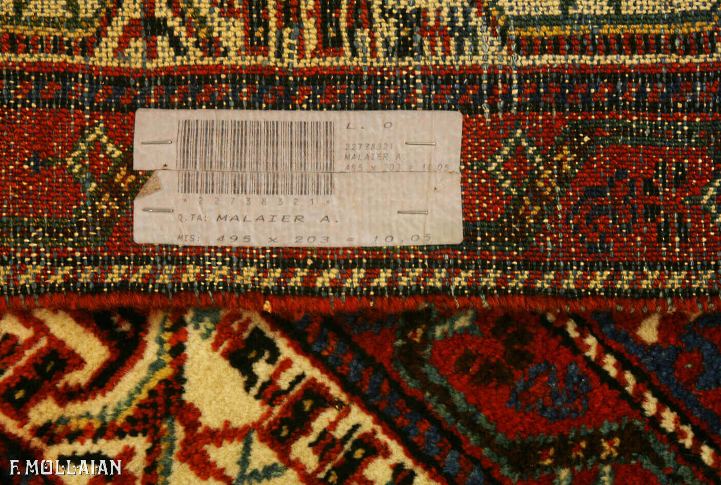 Antique Persian Malayer Gallery Carpet n°:22738321